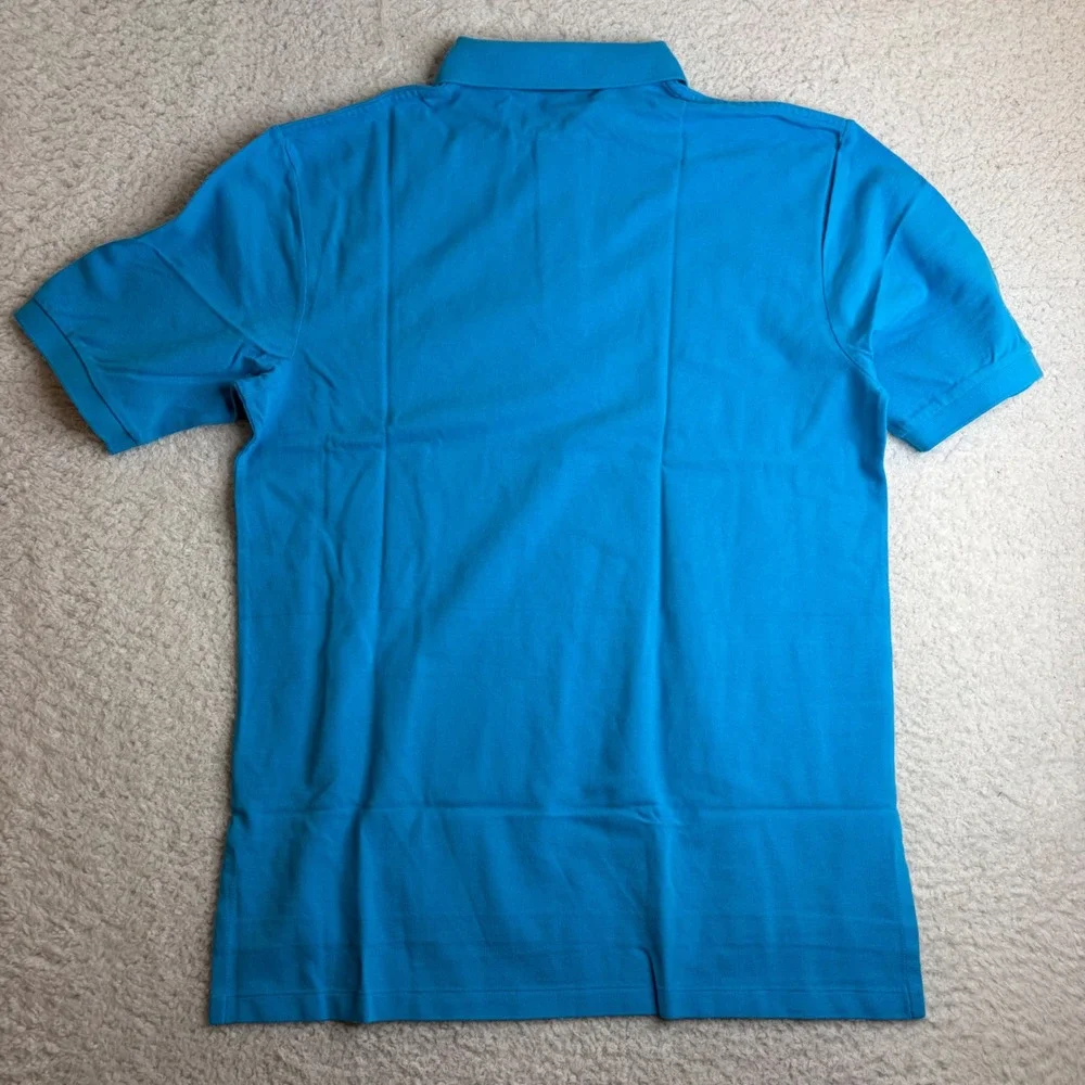 NEW Polo Ralph Lauren Mens LT Tall Blue Mesh Cotton Short Sleeve Polo Shirt NWT